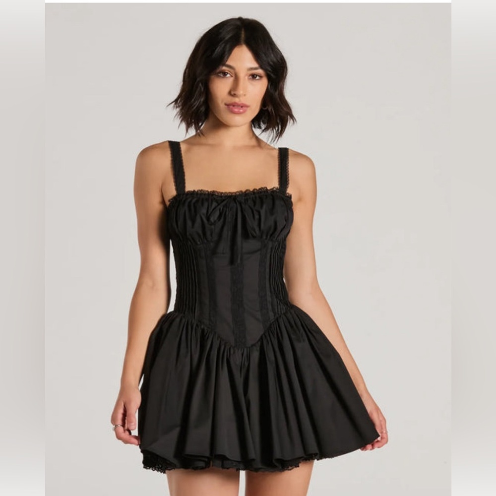 NWT WHITE Coquette Mini Dress